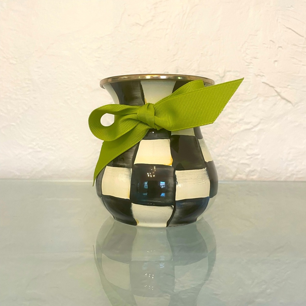 MacKenzie Childs Enamel Vase Small